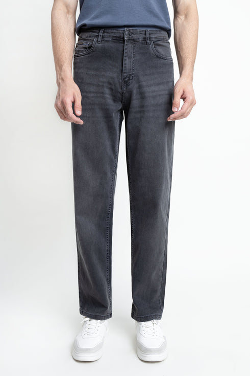 The Charcoal Tapper Fit Jeans